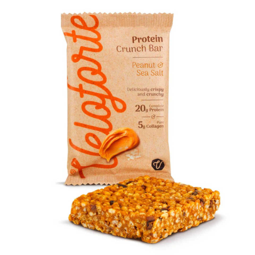 Veloforte Cocoa & Ginger Protein Crunch Bar | 20g Protein & Collagen Nutrition Bars Endurance kollective Veloforte